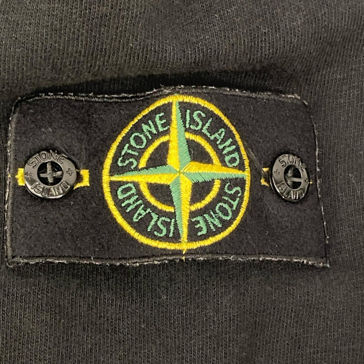 STONE ISLAND K1S156100021 Cotton Zip Up Parka Black Jacket Size XL