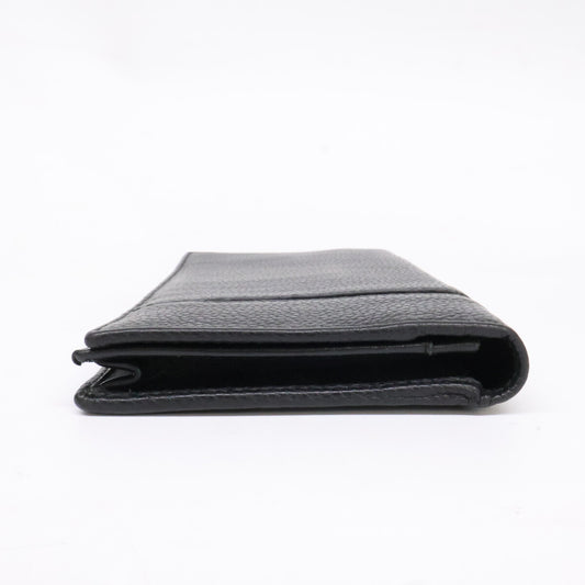 BVLGARI OCTO Leather Bi-fold Long ONE SIZE Long Wallet Size ONE SIZE