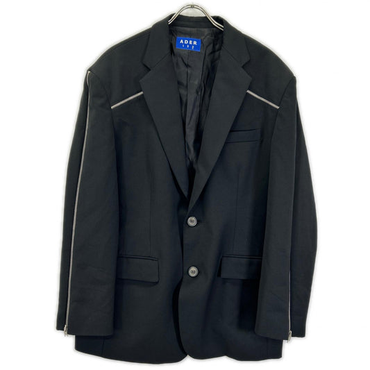 ADER error Black Wool Zip Suit Size 3