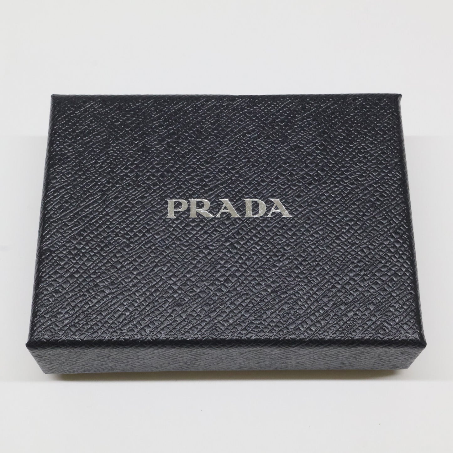 PRADA 1PG222 Saffiano Metal Leather Black