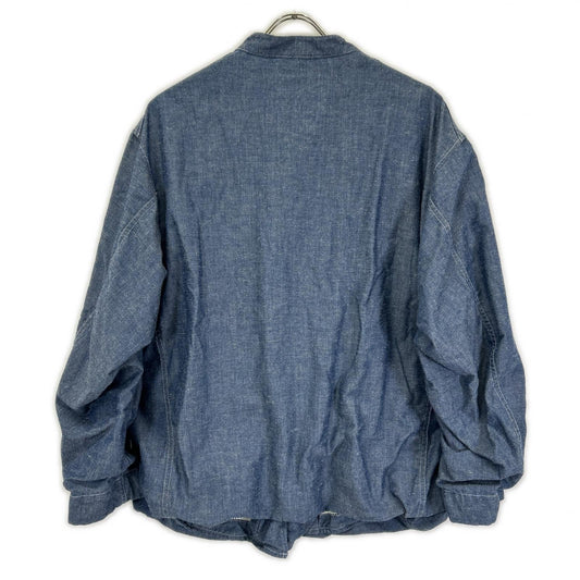 Nanamica SUAS SUAS340 Chambray Band Collar Jacket Size S