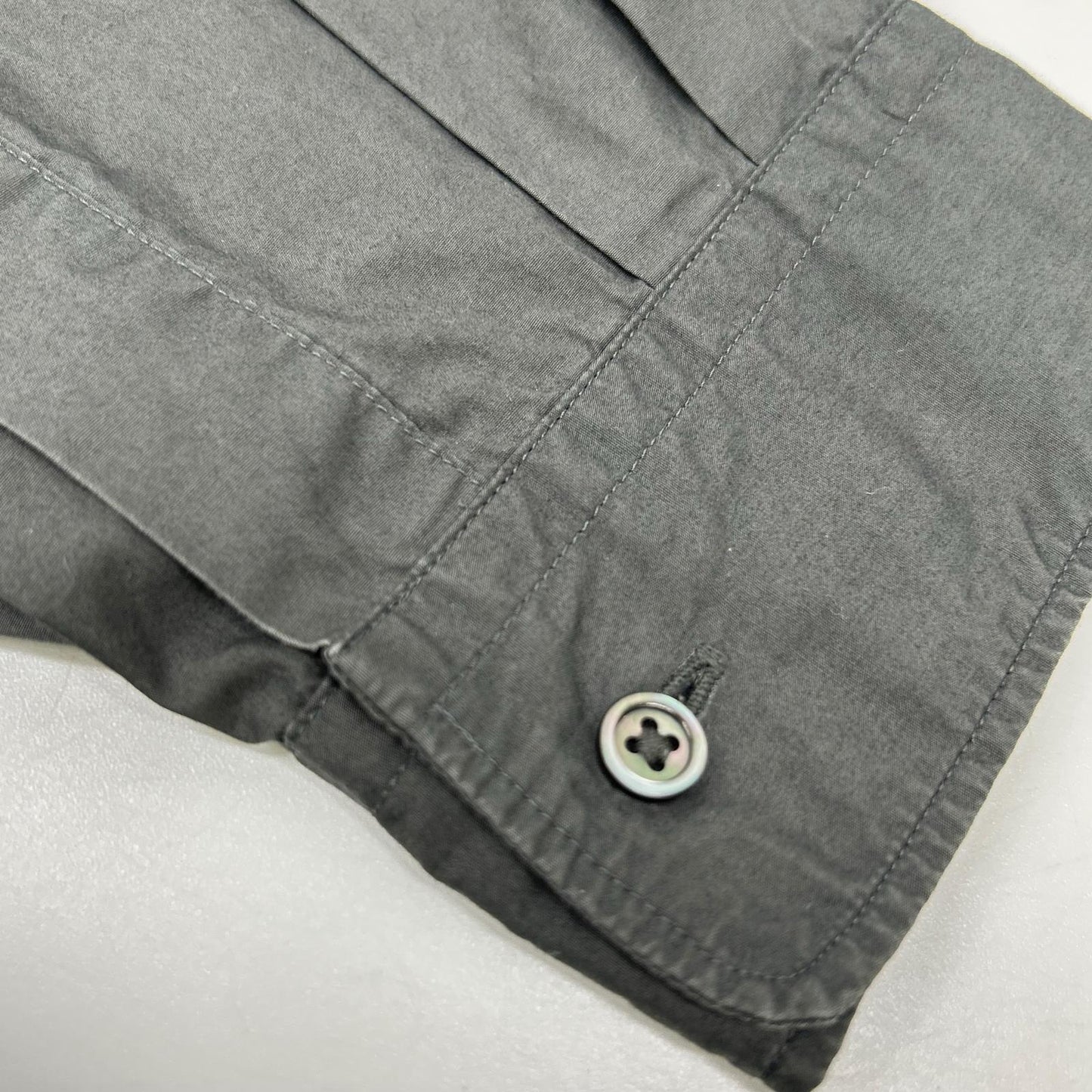 Graphpaper Gray Broad Long Sleeve Oversized Collar Shirt Size F