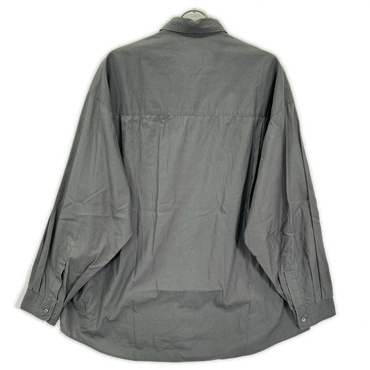 Graphpaper Gray Broad Long Sleeve Oversized Collar Shirt Size F