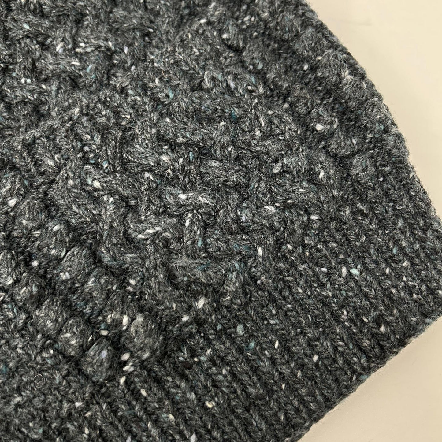 Inverallan Charcoal Wool 4A Golfer Cardigan