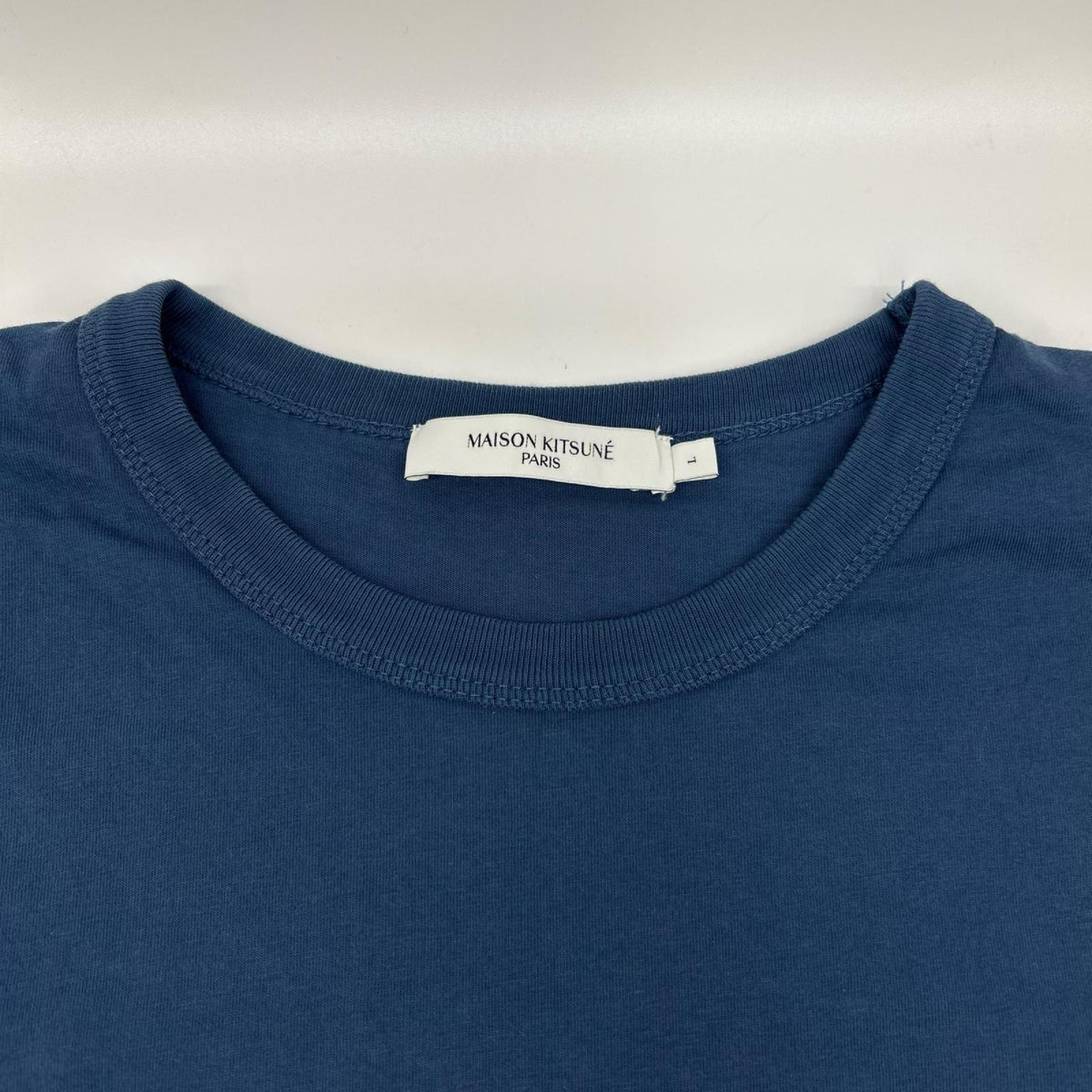 MAISON KITSUNE Relaxed Fox T-Shirt Blue Size L