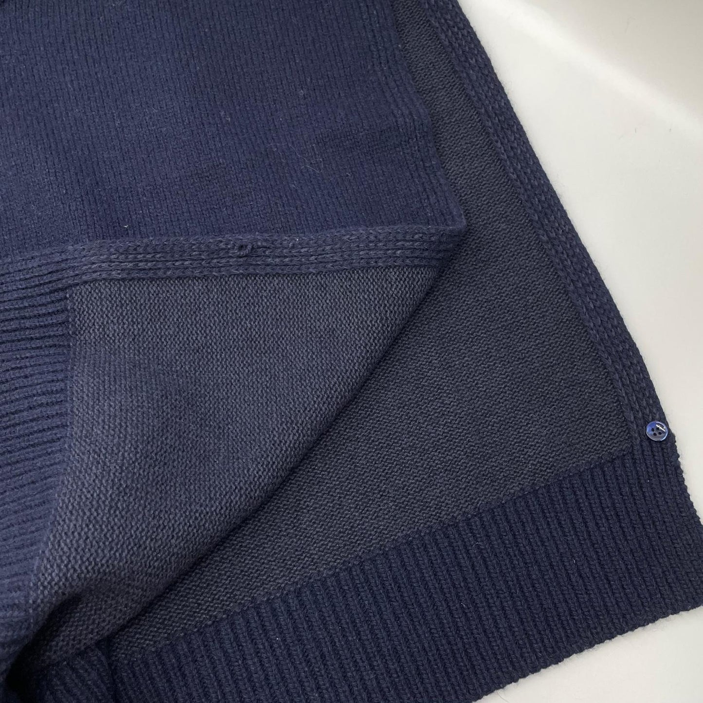 Maison Margiela Navy Tabard V-Neck Vest Size S