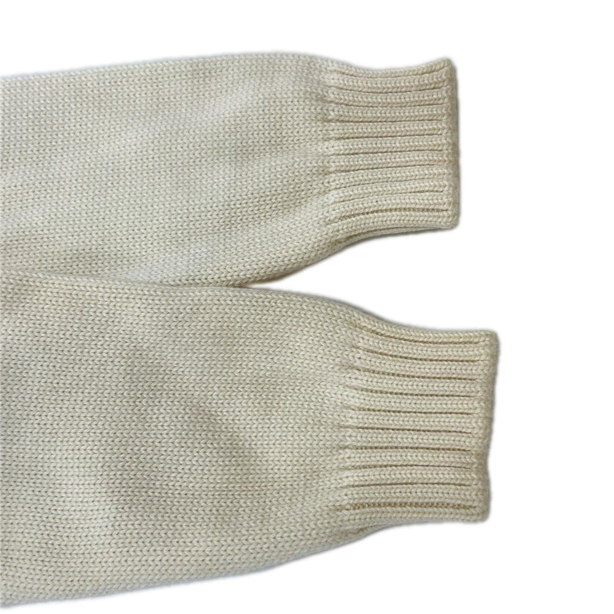 ZANONE Ivory 5-Gauge Wool Mock Neck Sweater Size 46