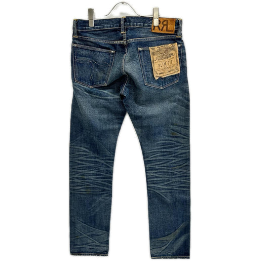 RRL 21040 Straight Leg Indigo Denim Jeans Size 30×30