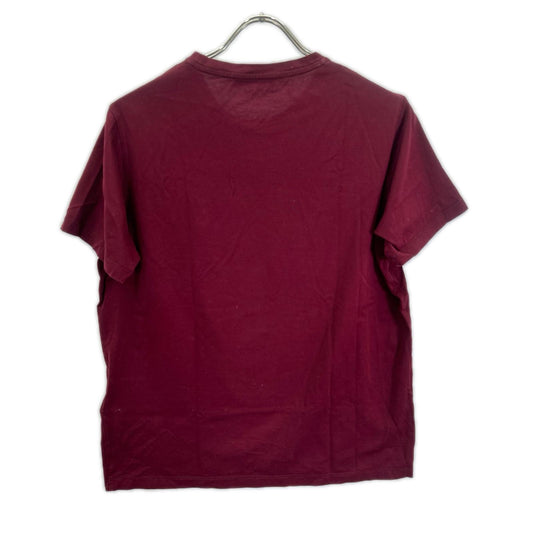 PRADA UJN006 Bordeaux Crewneck T-Shirt Size S