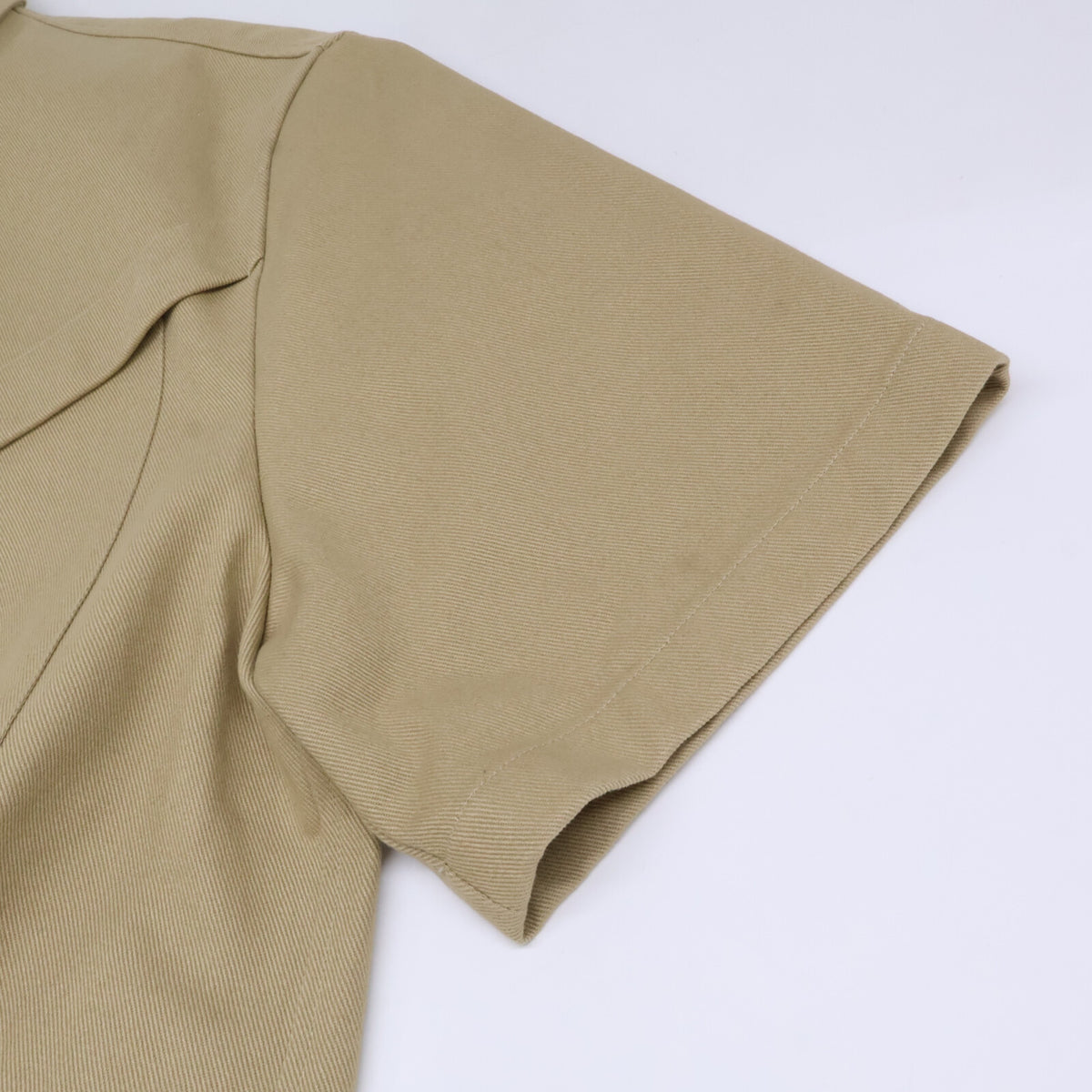 BOTTEGA VENETA Cotton Short Sleeve Shirt Beige Size 50