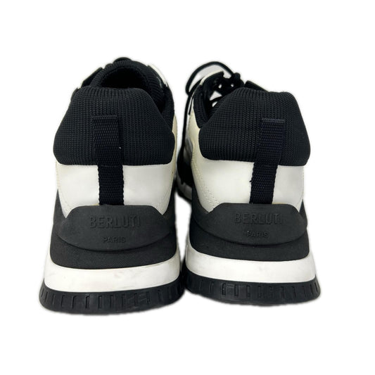 Berluti GRAVITY Dad Sneakers White/Black Size UK 10