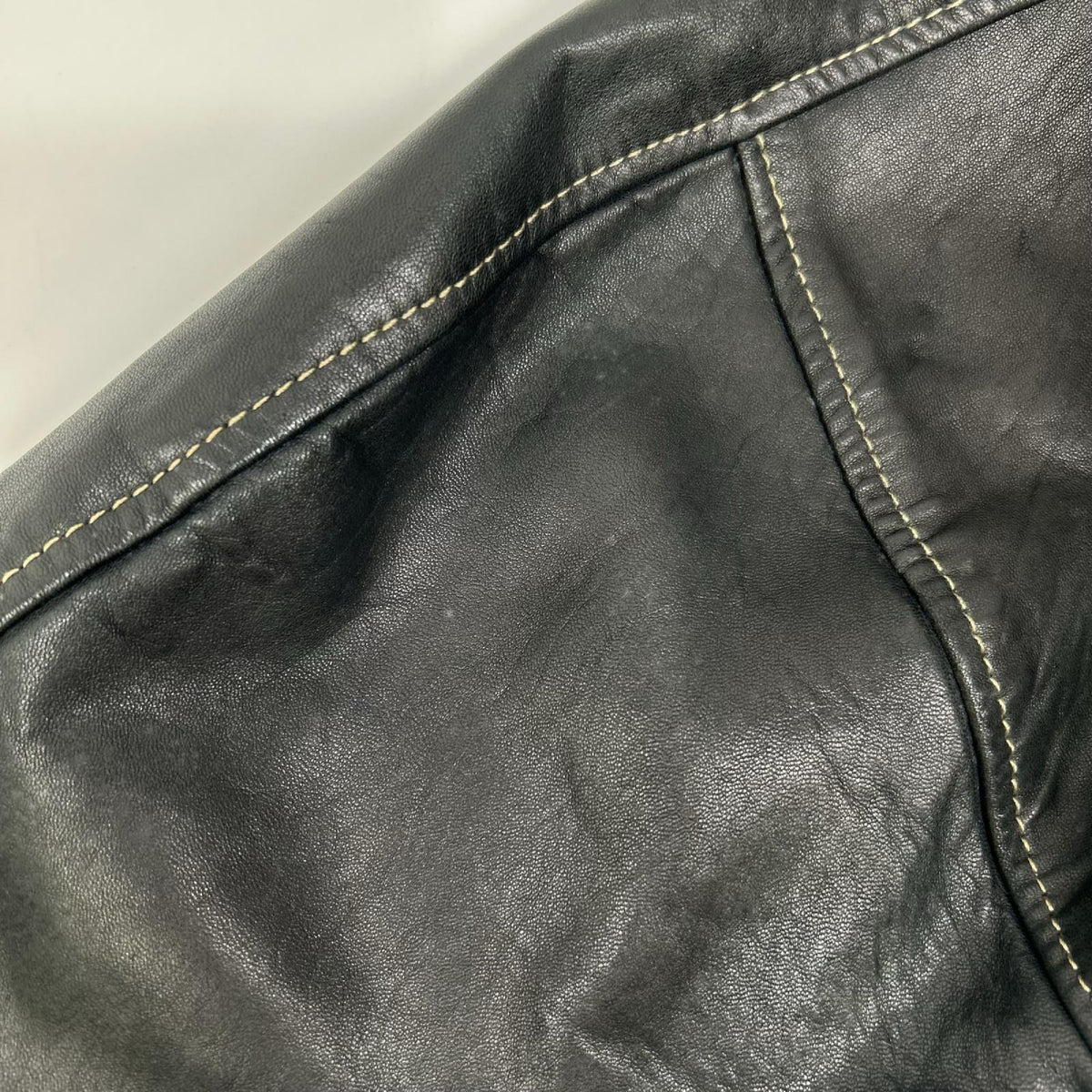 REDSKINS B-32 Leather Jacket Black