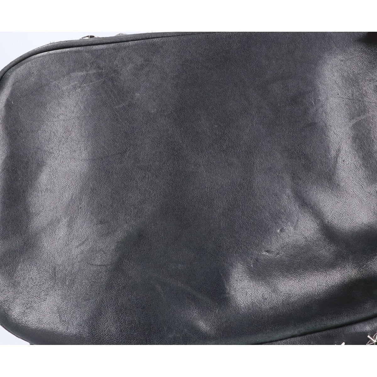 JIMMY CHOO FITZROY Star Stud Leather Backpack Black