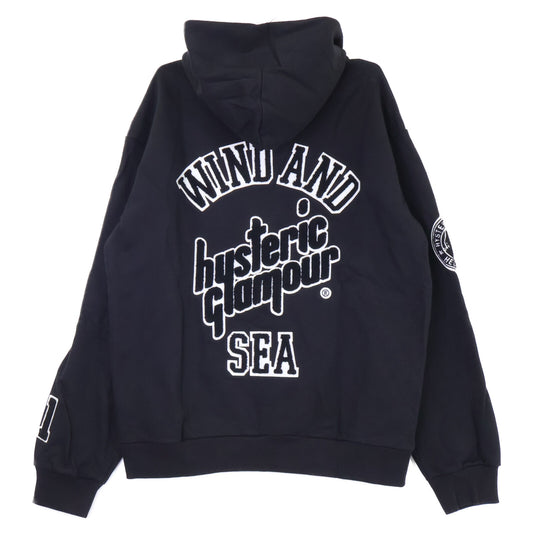 WIND AND SEA x HYSTERIC GLAMOUR Varsity Hoodie Size XL