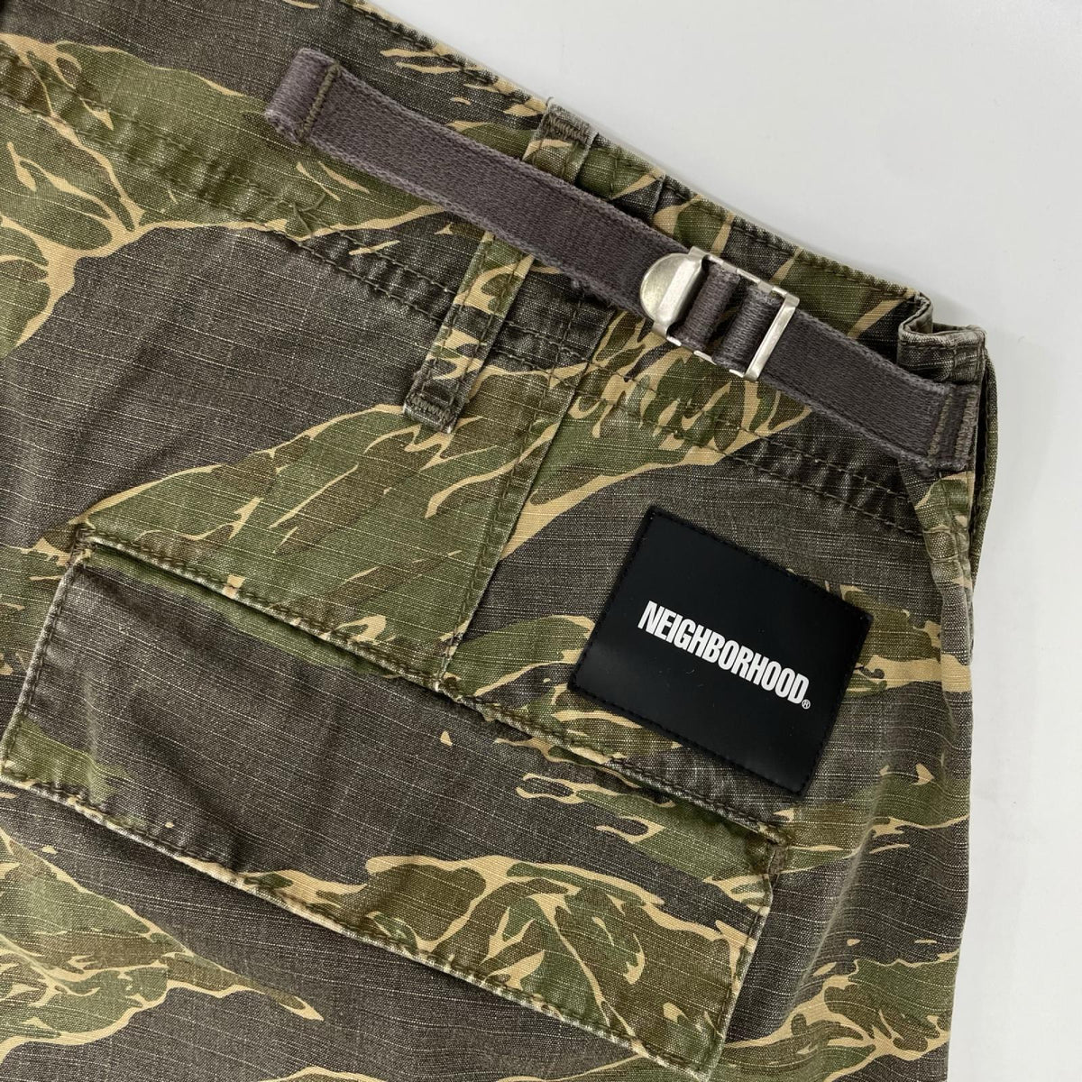 NEIGHBORHOOD 201SPNH-PTM06 Camo Cotton Shorts Size M