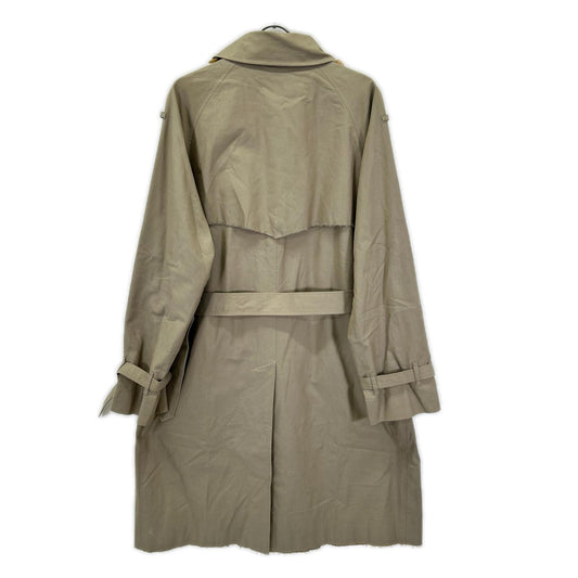 MARKAWARE Khaki Oversized Cotton Trench Coat Size 1