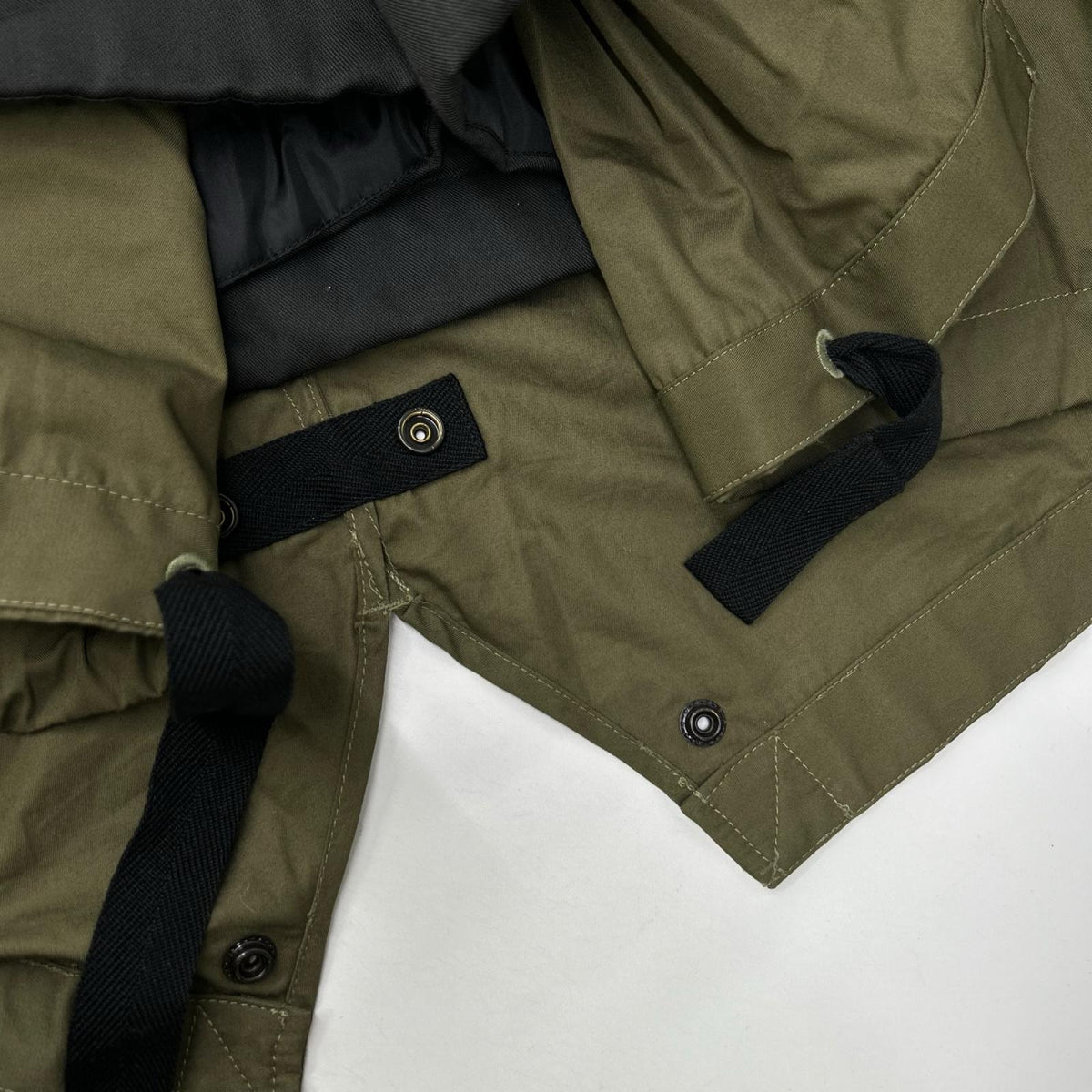 G-STAR RAW Khaki Military Detail Parka Coat Size S