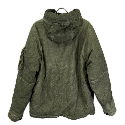 Liberaiders Overdyed Expedition Jacket Khaki Cotton Size L