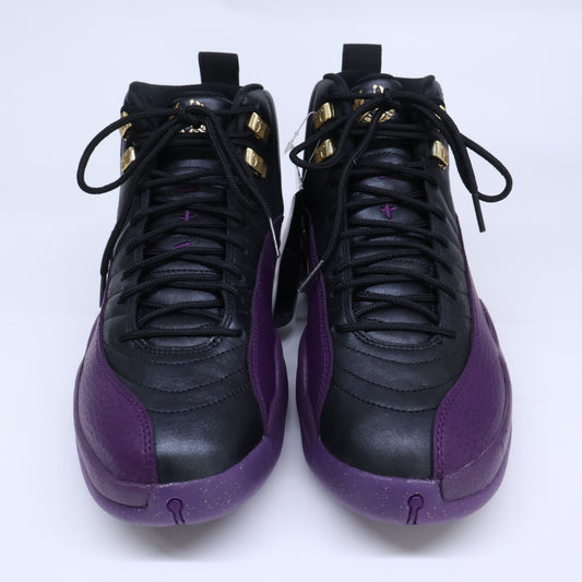 NIKE Air Jordan 12 Retro Sumo Sneakers Black/Purple Size 27