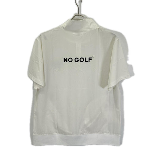 NO COFFEE CLUBHAUS Half-Zip Short-Sleeve Top Size XS