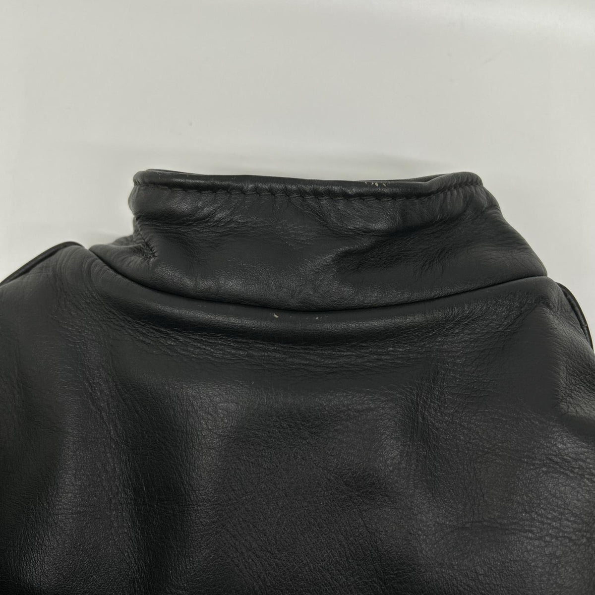 Schott 641 USA Made Cowhide Single Jacket Black Size 38