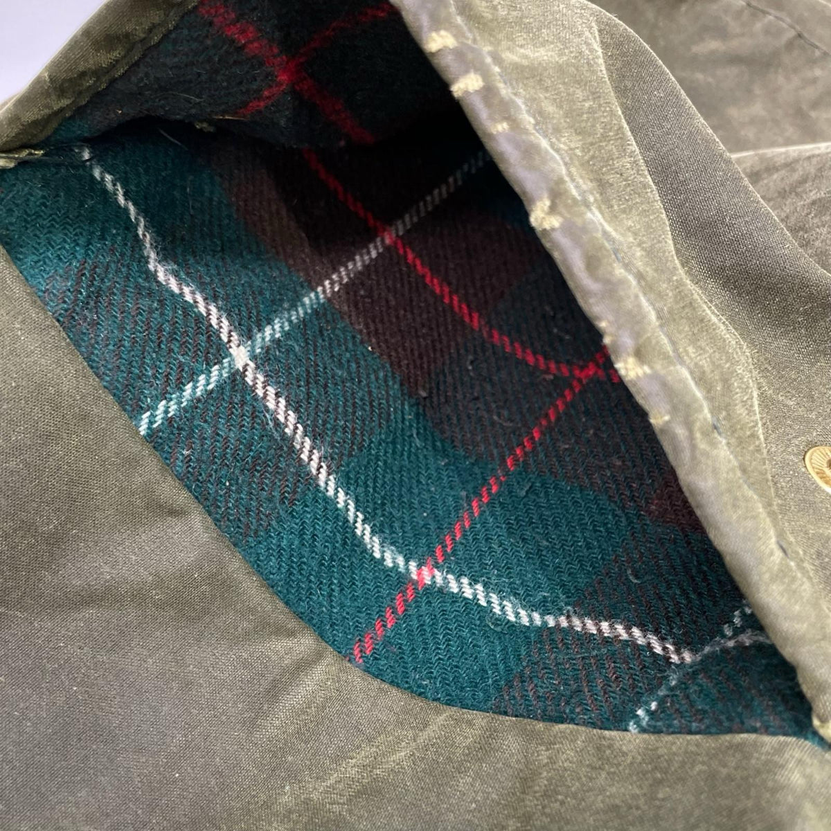 Barbour 80s 2-Warrant Northumbria Oiled Coat Size 38