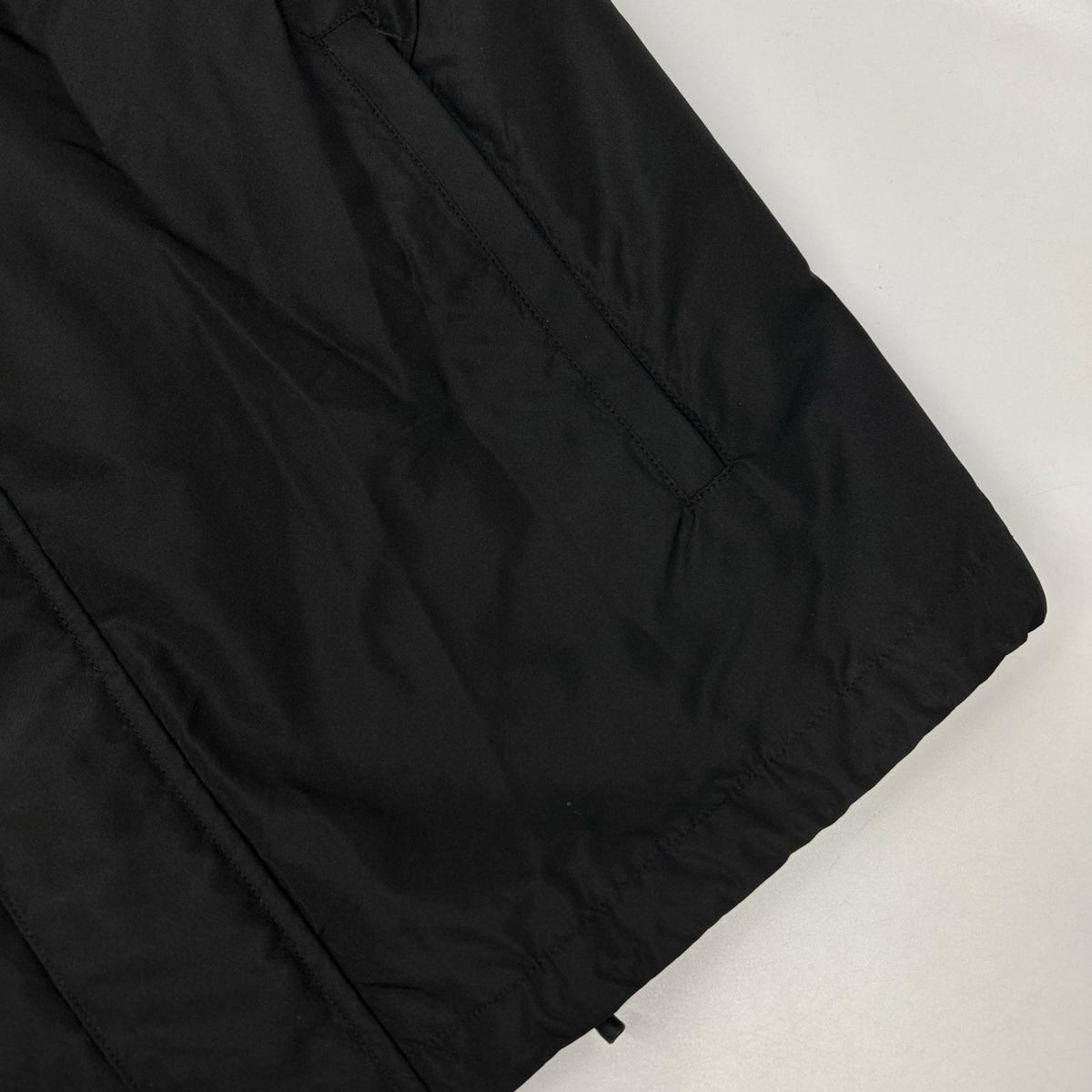 MARKAWARE Black Silk Short Rain Jacket Size 2