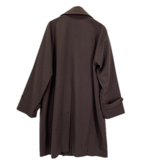 MARKAWARE Raglan Mac Coat Organic Wool Tropical Brown Size 2