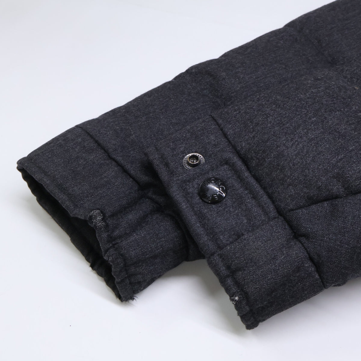 MONCLER Montgenevre Wool Down Jacket Gray Size 0