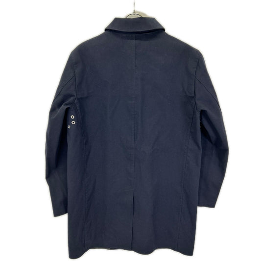 MACKINTOSH GR-010-GY Rubberized Wool Coat Navy
