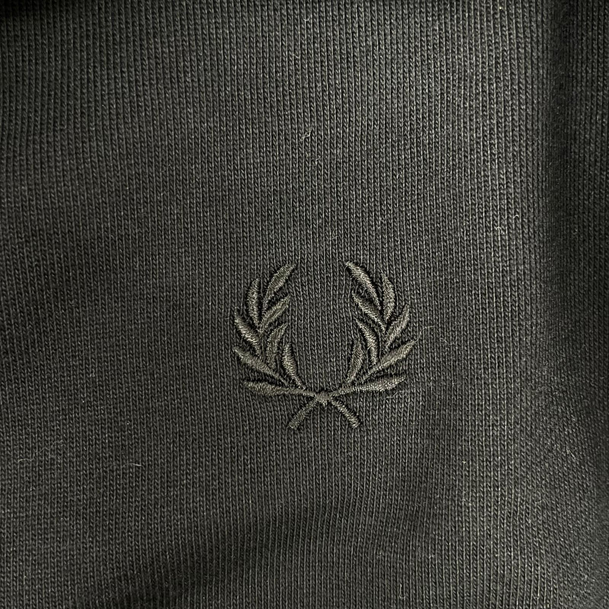 FRED PERRY Oversized Tipped Sweatshirt Black Size L