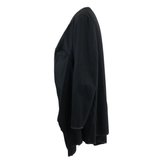 BLACKCOMMEdesGARCONS 25AW Wool Flannel Coat Black Size XXL