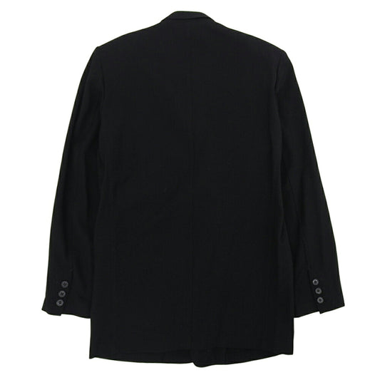 Y's 2-Button Black Cotton Jacket Size M