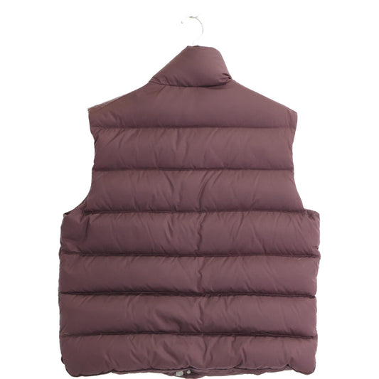 MONCLER CHEVAL Wine Red Polyester Down Vest Size 2