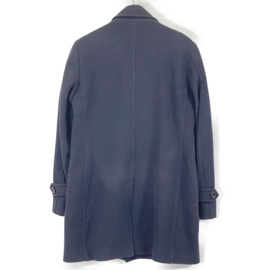 MACKINTOSH Navy Wool Bal Collar Coat Size 36