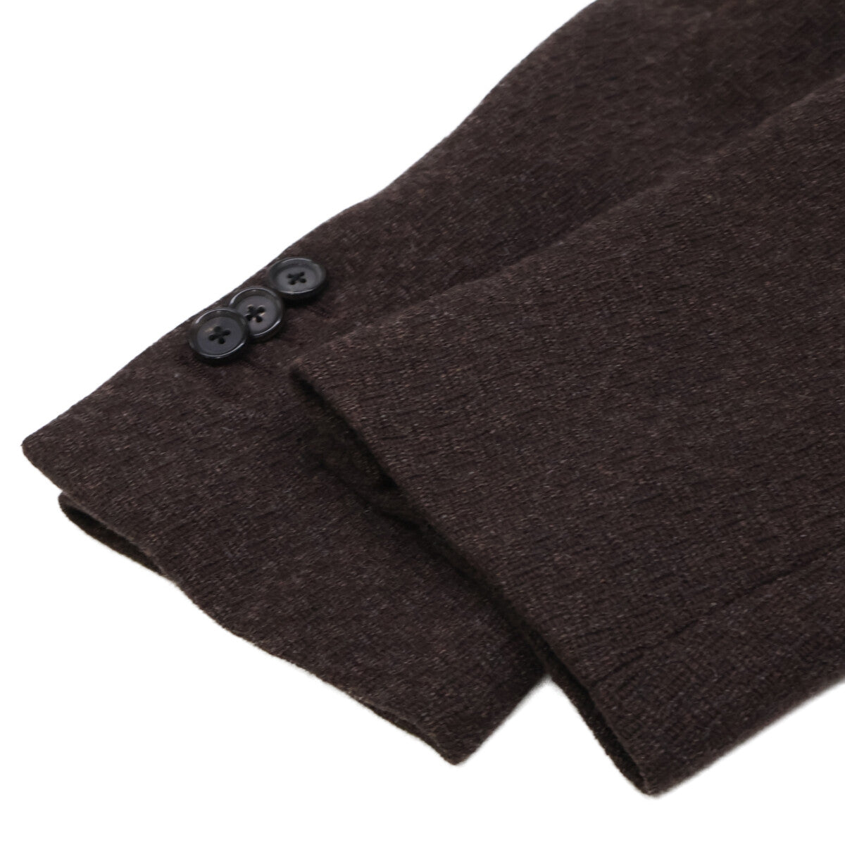 CARUSO Beams Aida Wool Cotton Melange Jacket Brown Size 46R