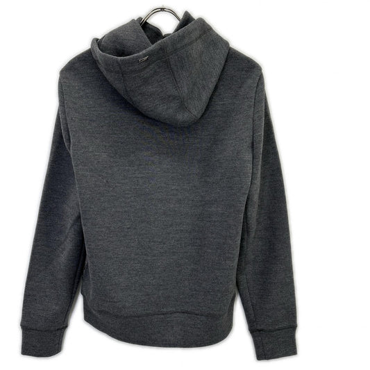 HERNO Water-Repellent Nylon Down Hooded Jacket Gray Size 46