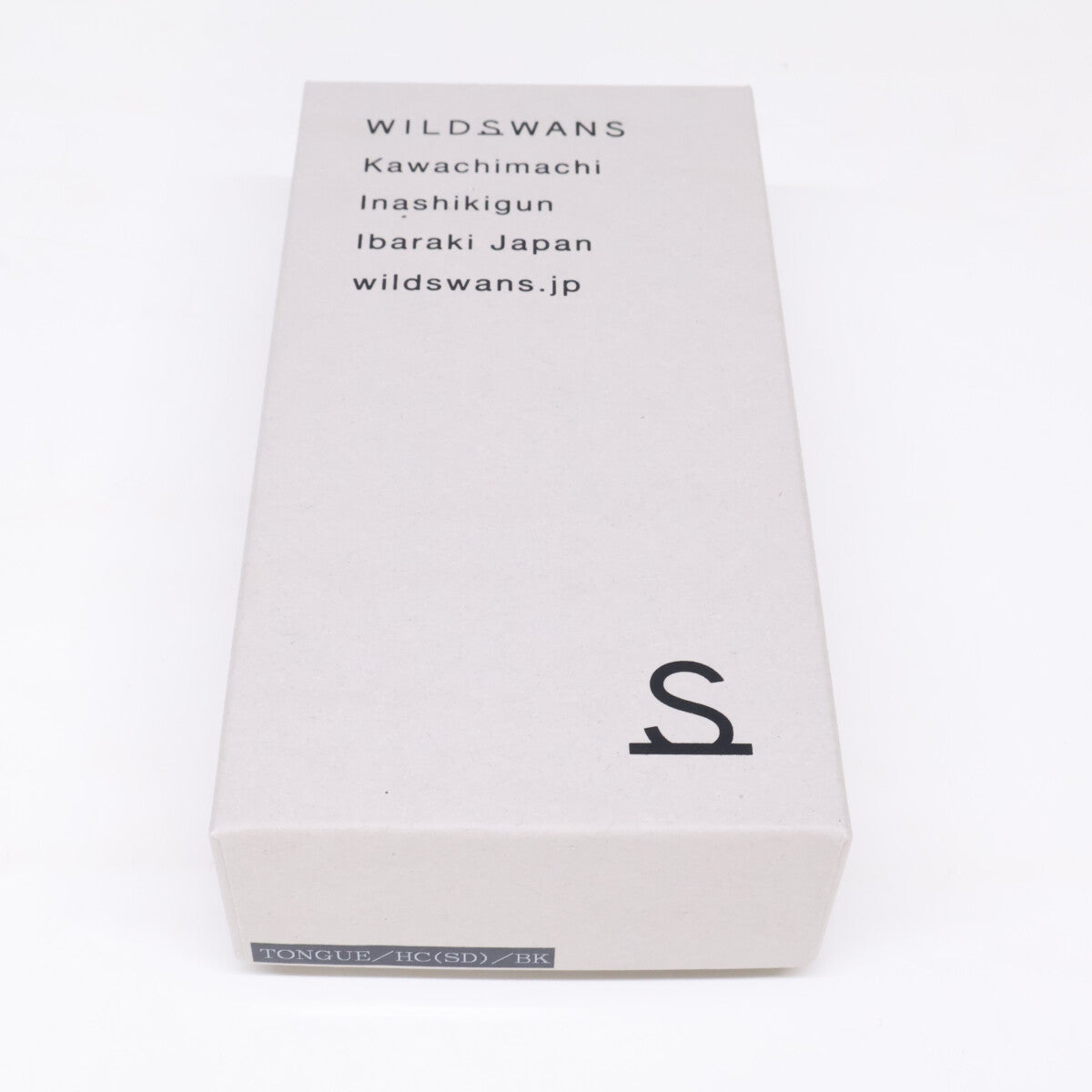 WILDSWANS TONGUE Cordovan Saddle Case Black Size ONE SIZE