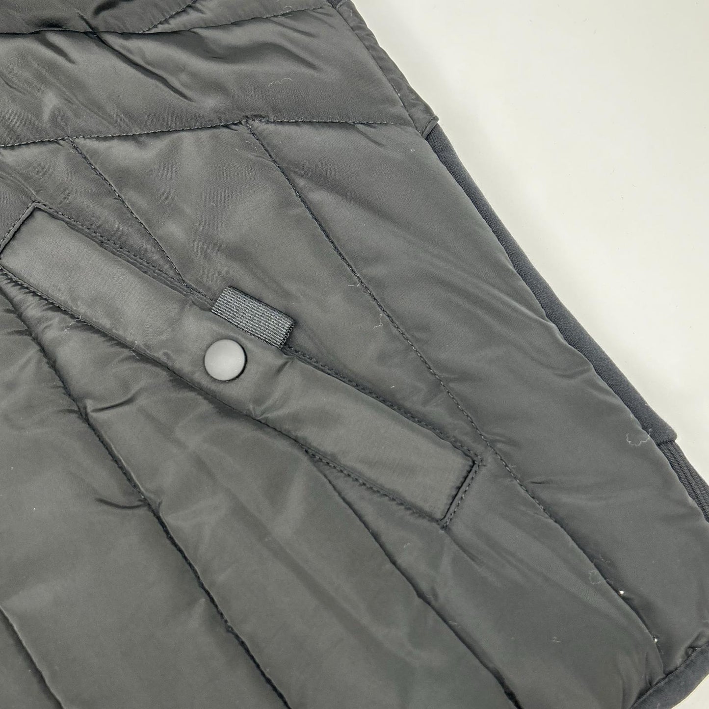 DIESEL Padded Zip-Up Hoodie Jacket Black Size L