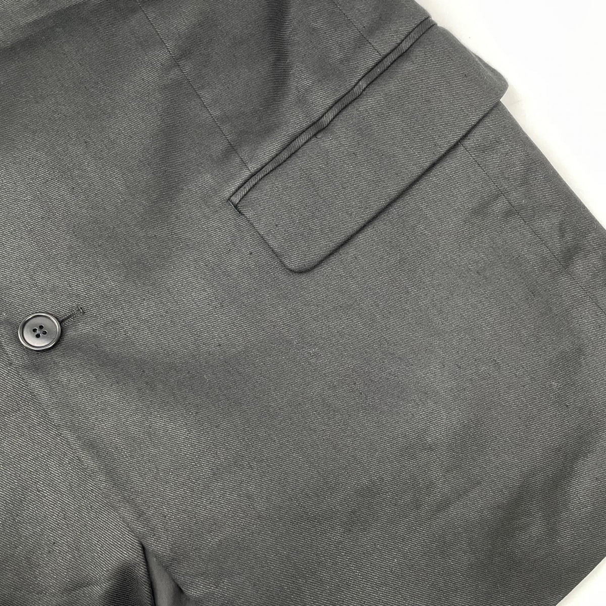 Y's for men Linen Cotton Twill 3B Jacket Black Size 3