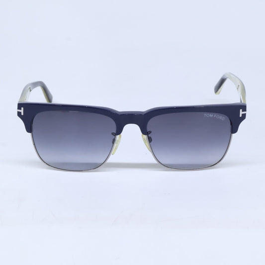 TOM FORD TF386 Louis Wellington Navy Blue Sunglasses Size 55X18 145