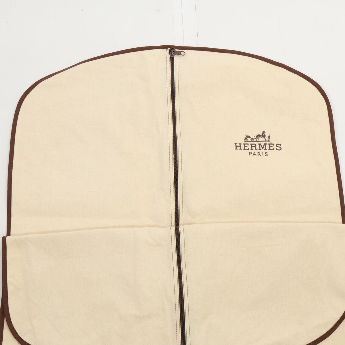 HERMES Detachable Liner Quilted Jacket Brown Size S
