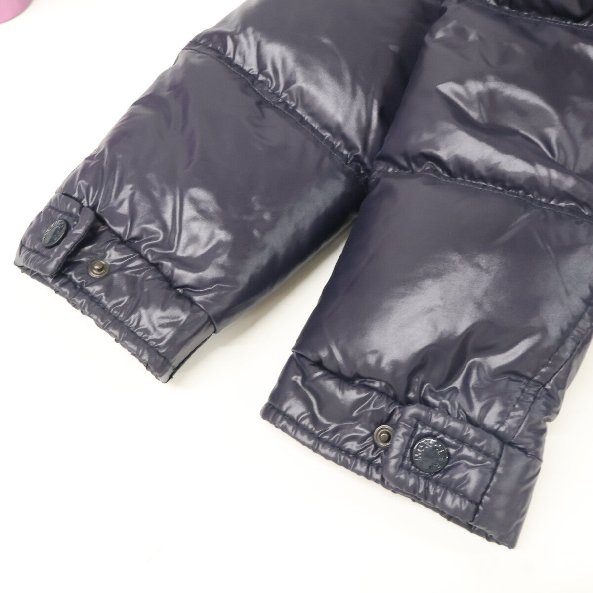 MONCLER BRANSON Navy Hooded Down Jacket Size 2