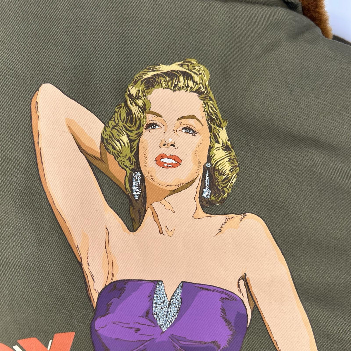 TOYS McCOY PRODUCT Marilyn Monroe B-10 Jacket Khaki Size 42