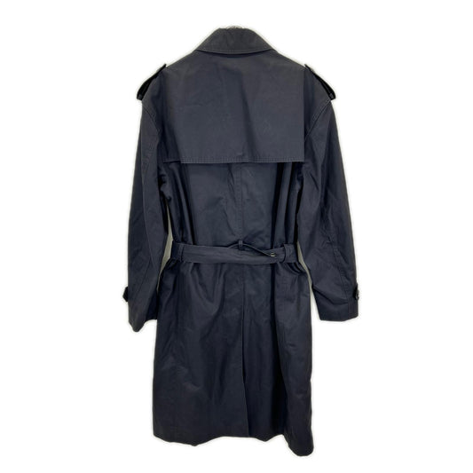 LOUIS VUITTON Navy Cotton Mac Coat
