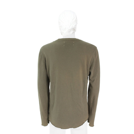 Maison Martin Margiela 2000 S/S Green Wool Shirt Size M