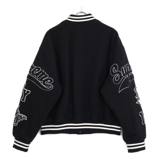 Supreme 24FW Veritas Wool Varsity Jacket Black/White Size M