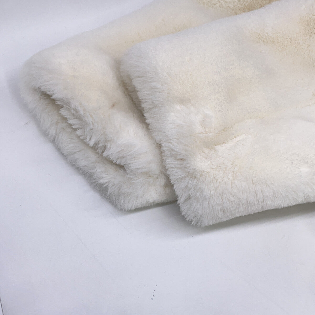 CULLNI 21AW Faux Fur Jacket White Size 0