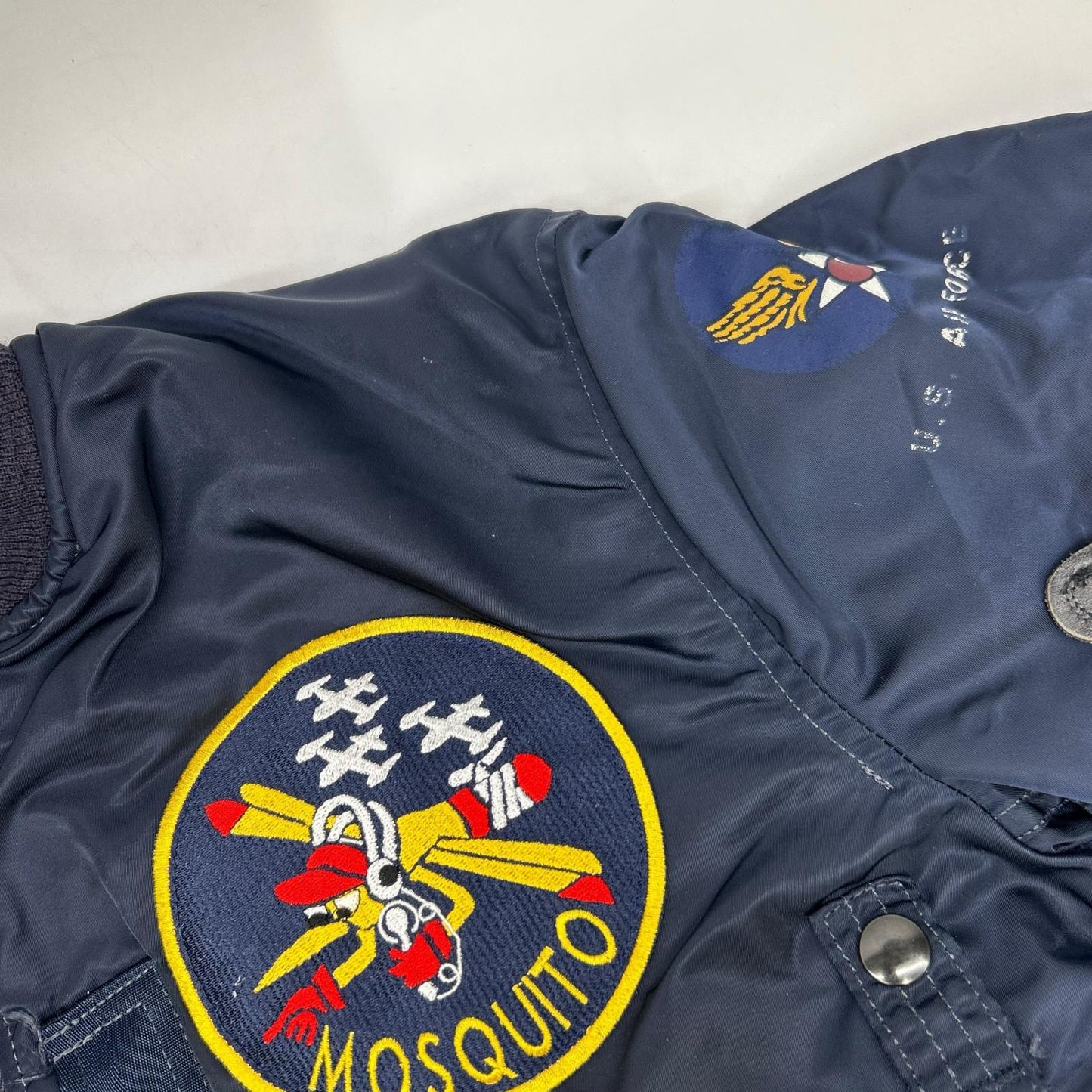 ALPHA INDUSTRIES Navy B15-C 50s Repro Jacket Size 36