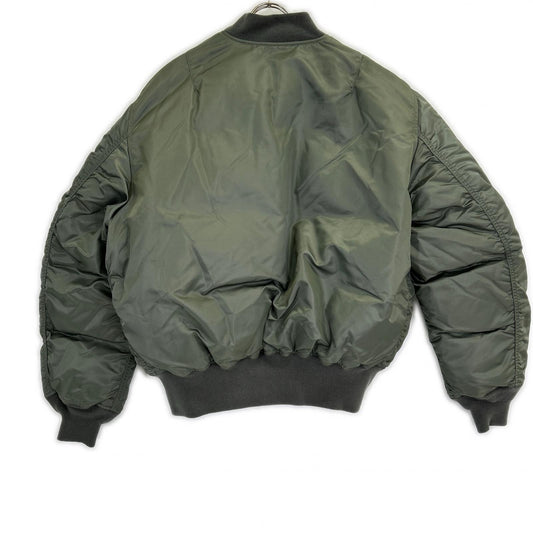 ALPHA INDUSTRIES Moonloid MA-1 Bomber Jacket Khaki Size XL